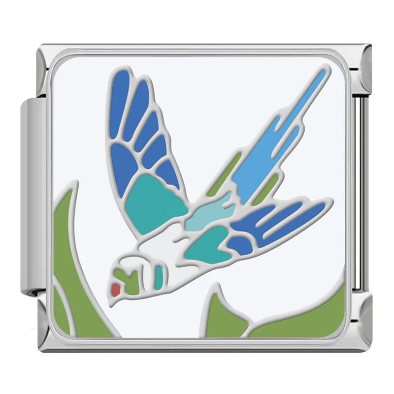 Charm Italiano Plano - Colección Aves y Vuelo (Fauna Aérea)