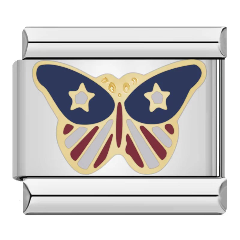 Charm Italiano Plano - Colección Sueños y Servicio (Policía, Medicina, Amistad)