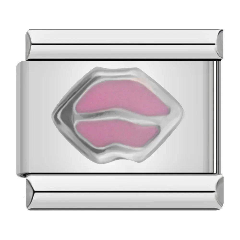 Charm Italiano Plano - Colección Símbolos y Amuletos (Cruz, Yin Yang, Moda)