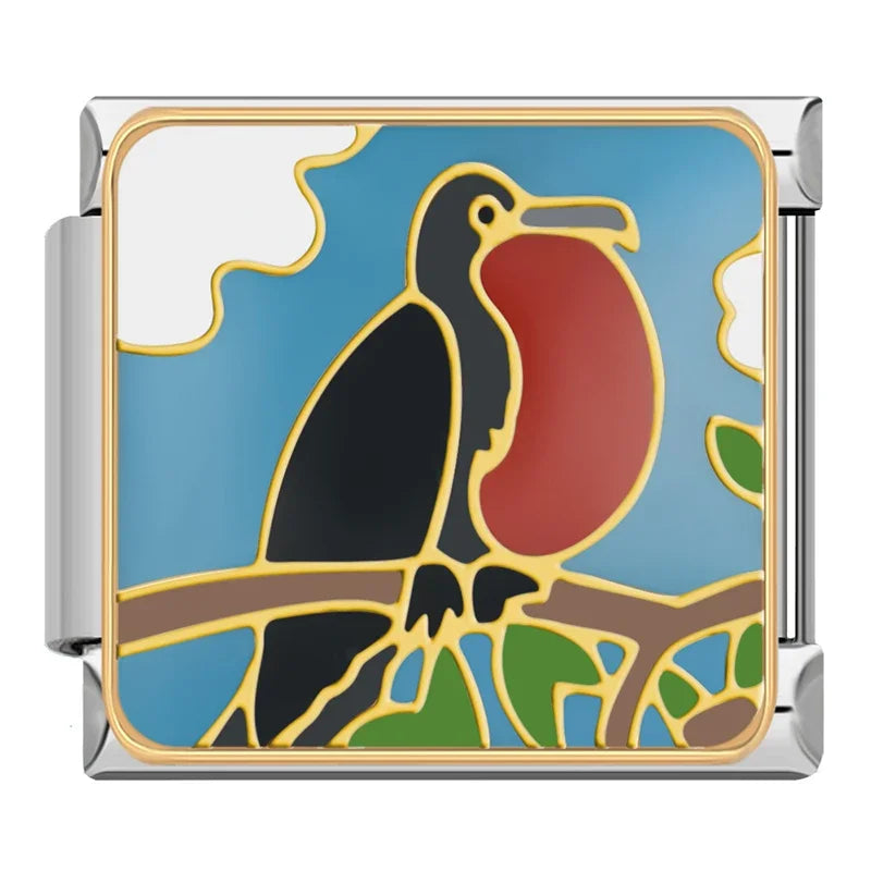 Charm Italiano Plano - Colección Viajes Exóticos (Fauna Global y Culturas)