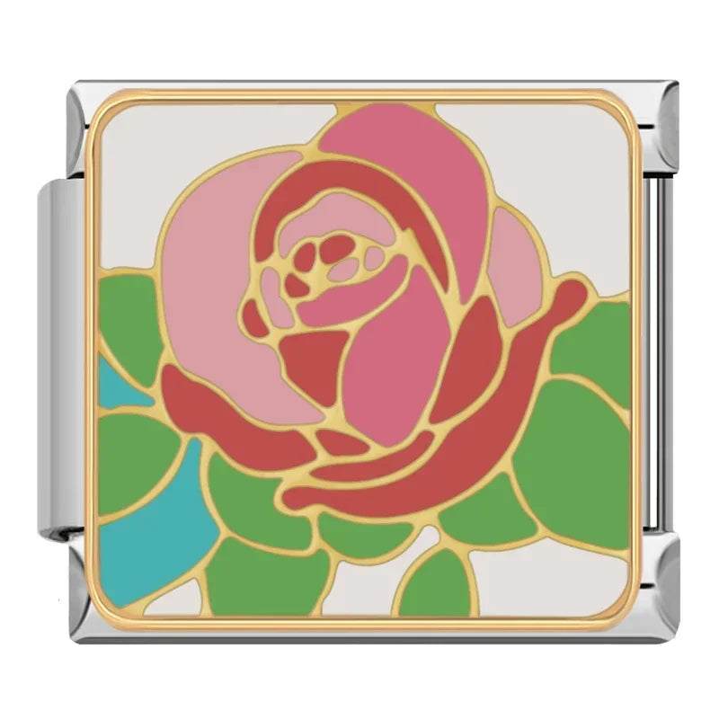 Charm Italiano Plano - Colección Jardín Botánico (Ilustración Floral)