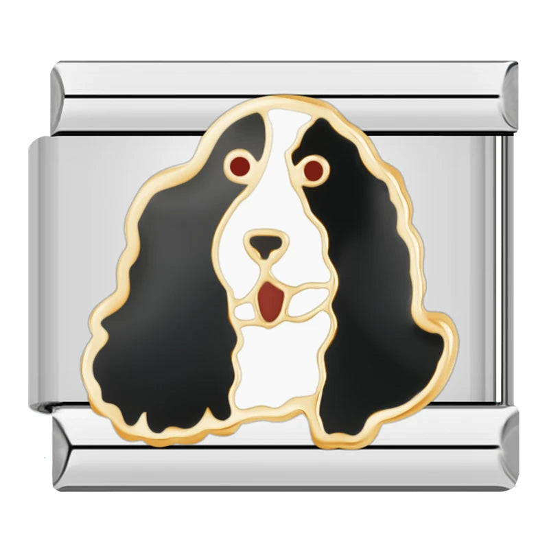 Charm Italiano Plano - Colección Amor Perruno (Retratos de Razas)