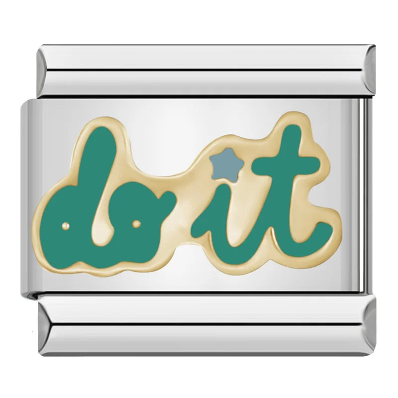 Charm Italiano Plano - Colección Mensajes con Actitud (Graffiti y Pop)