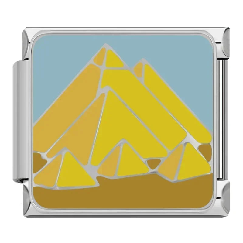 Charm Italiano Plano - Colección Vuelta al Mundo (Monumentos y Capitales)