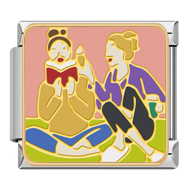 Charm Italiano Plano - Colección Amistad (Momentos con tus Mejores Amigas)