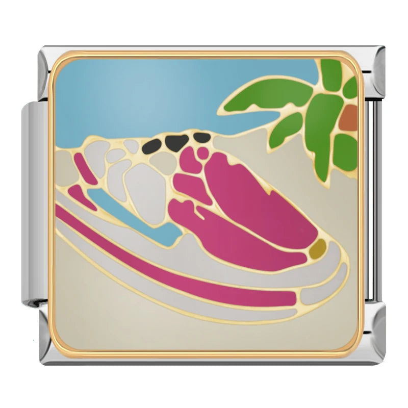 Charm Italiano Plano - Colección Paisajes y Aventura (Montaña, Playa, Surfing)