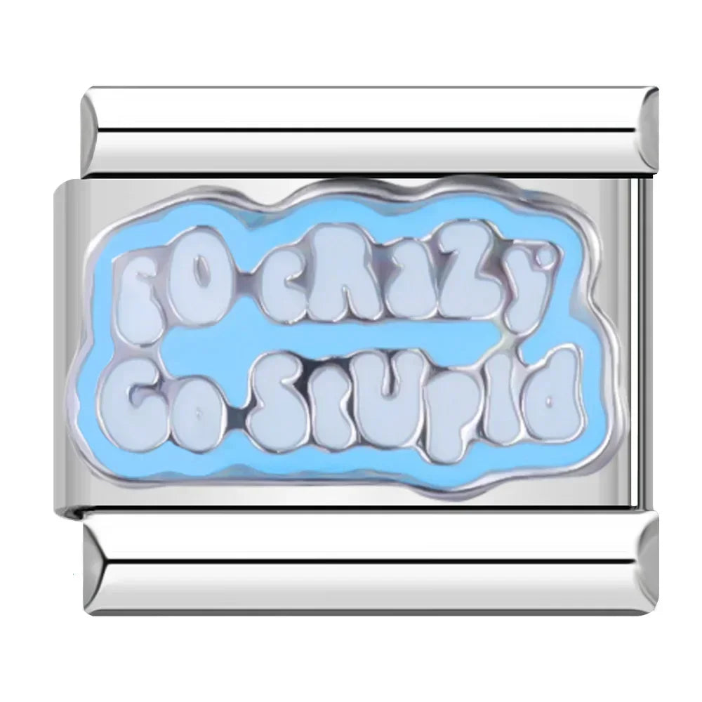 Charm Italiano Plano - Colección Y2K Fun (Frases, Memes y Animales Pastel)