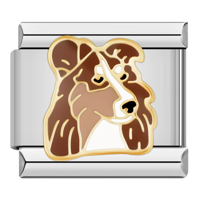 Charm Italiano Plano - Colección Amor Perruno (Retratos de Razas)