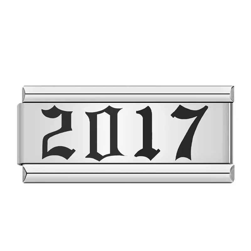 Charm Italiano Plano - Colección Años Memorables (Tu Fecha Especial)