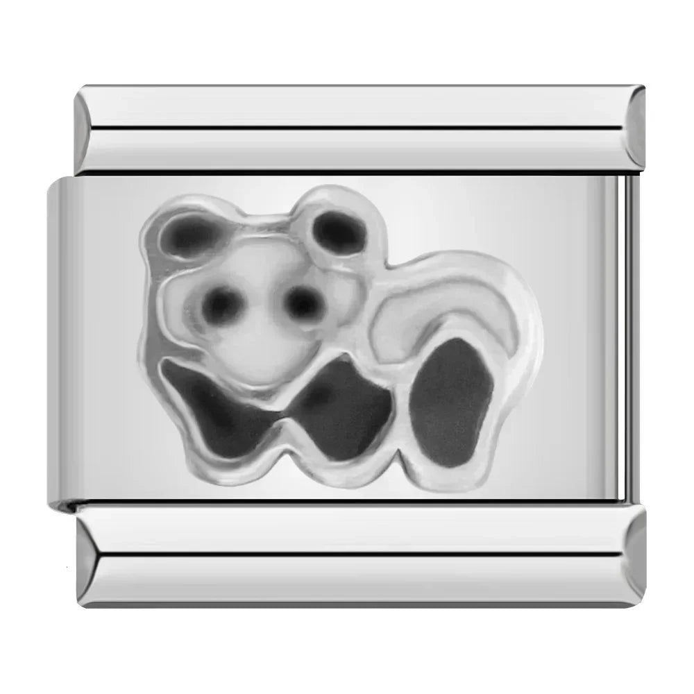 Charm Italiano Plano - Colección Símbolos y Amuletos (Cruz, Yin Yang, Moda)