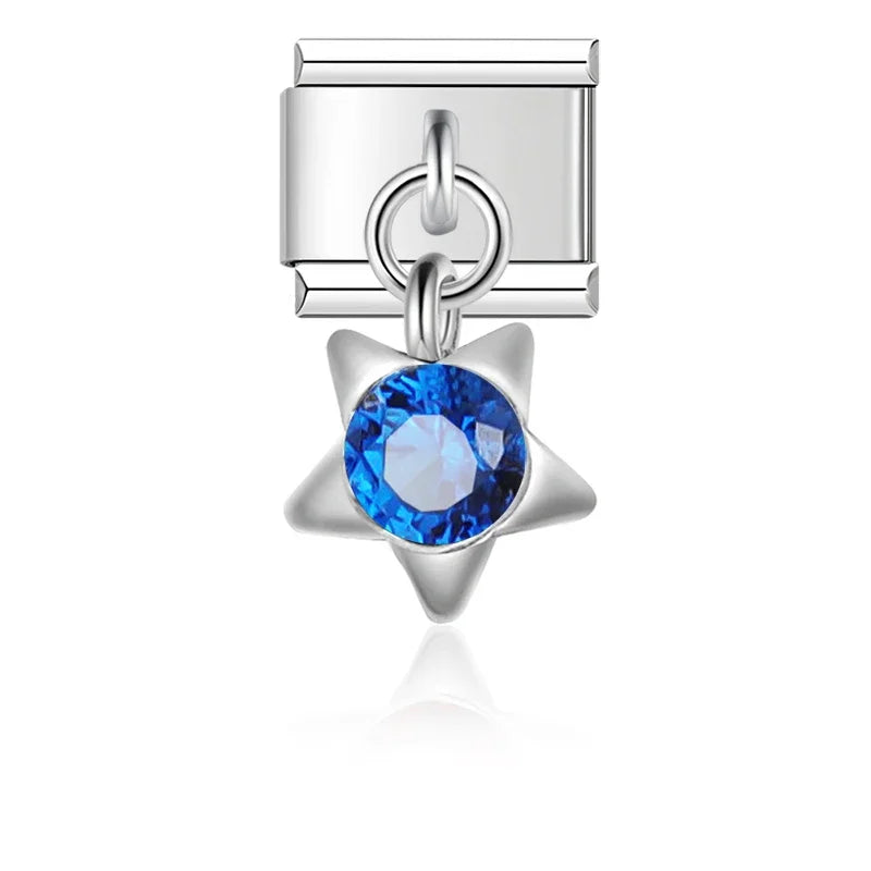 Charm Italiano Joya - Piedras de Nacimiento y Estilo Vintage (Gemstones)