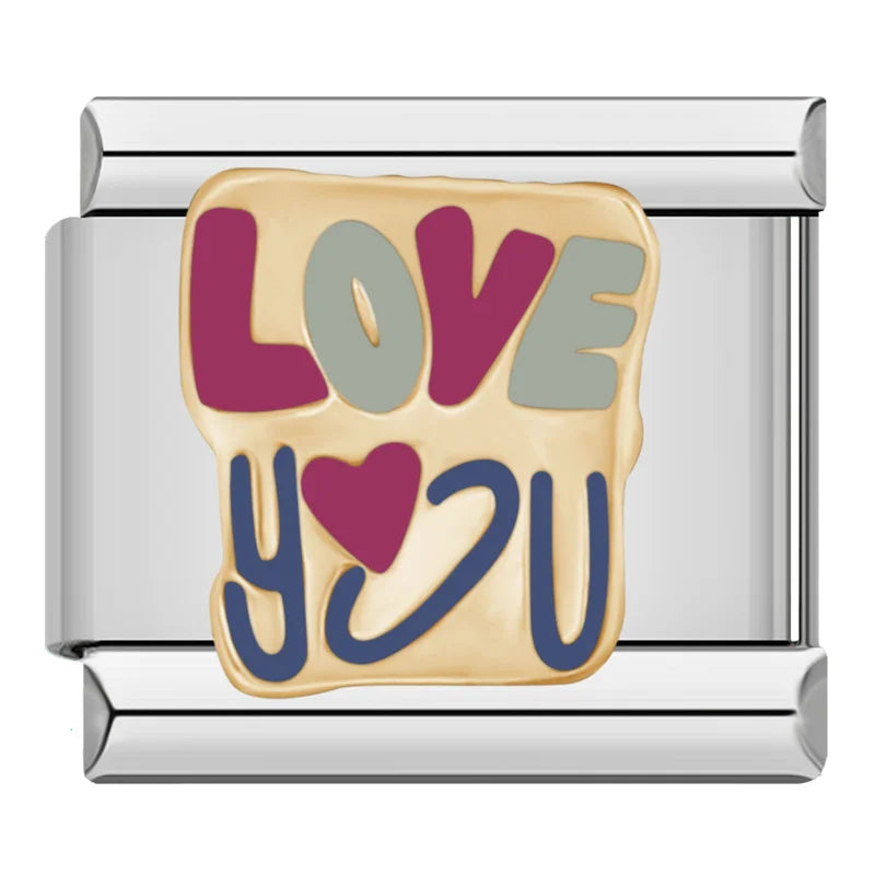 Charm Italiano Plano - Colección Mensajes con Actitud (Graffiti y Pop)