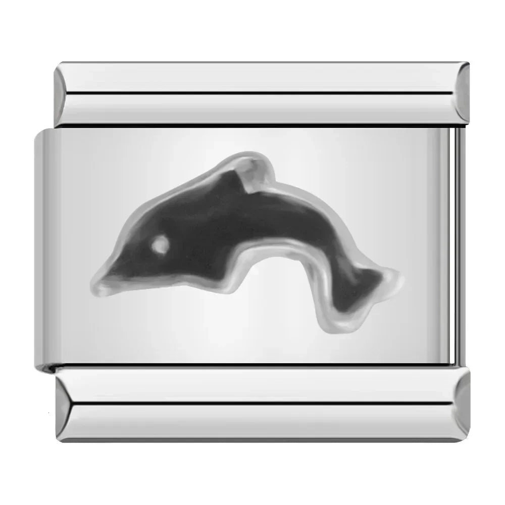 Charm Italiano Plano - Colección Símbolos y Amuletos (Cruz, Yin Yang, Moda)