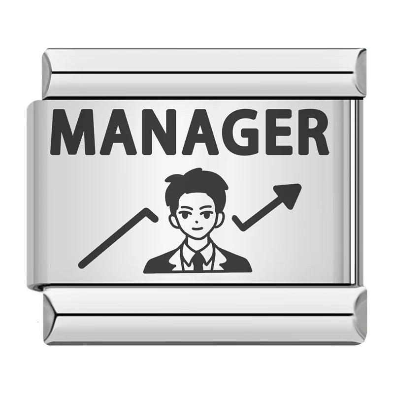 Charm Italiano Plano - Colección Profesiones "Girl Boss" (Enfermera, Influencer, Veterinaria)