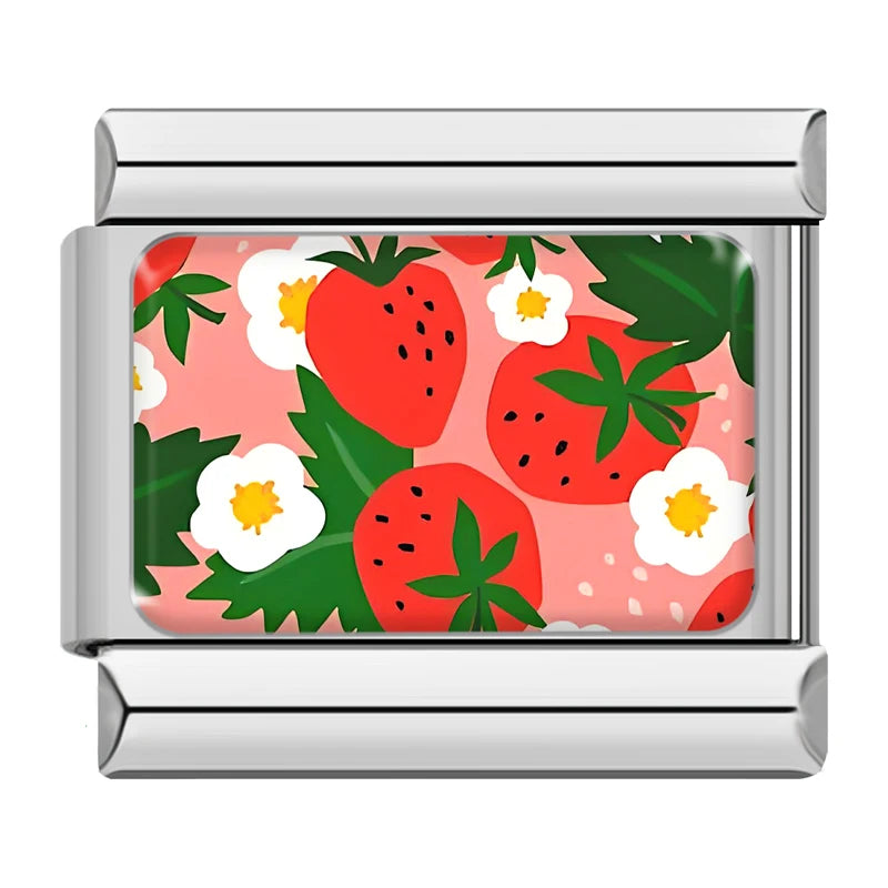 Charm Italiano Plano - Colección Flores Acuarela (Jardín Botánico)