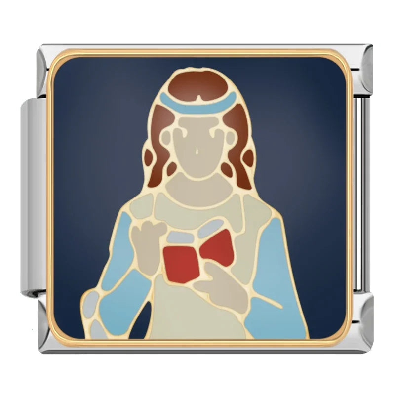 Charm Italiano Plano - Colección Diosas y Serenity (Retratos Femeninos)