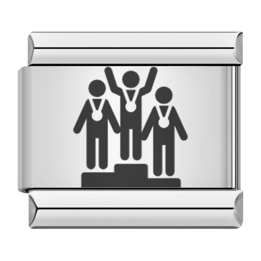 Charm Italiano Plano - Colección Deporte y Competición (Trofeos y Siluetas)