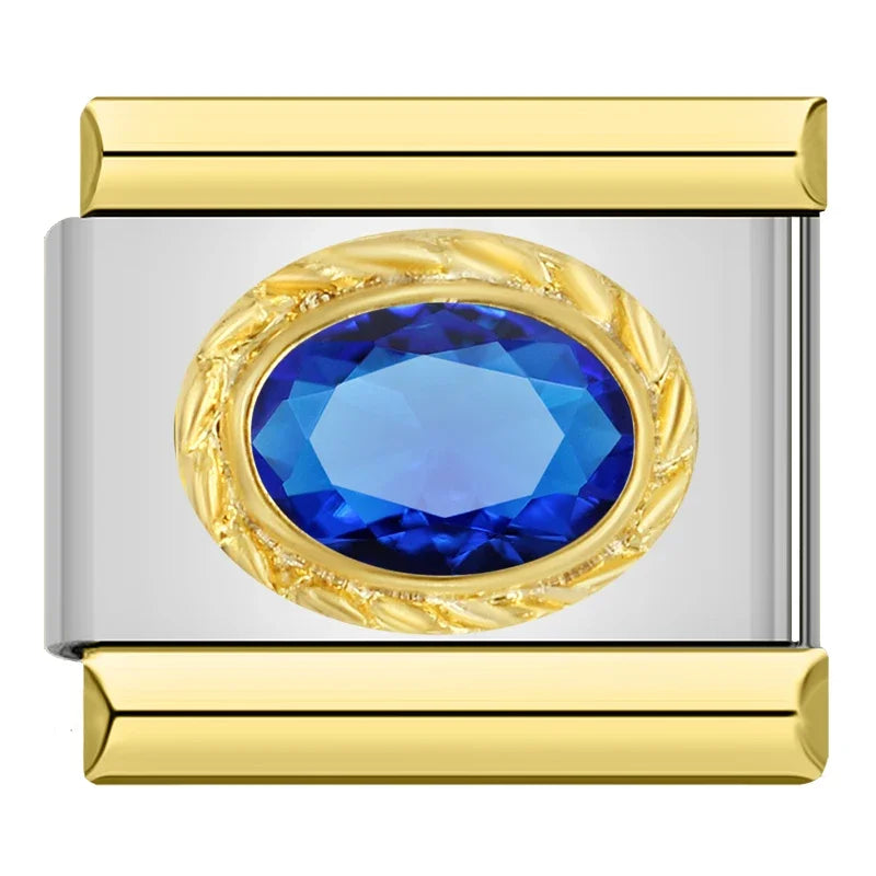 Charm Italiano Joya - Piedras de Nacimiento y Estilo Vintage (Gemstones)