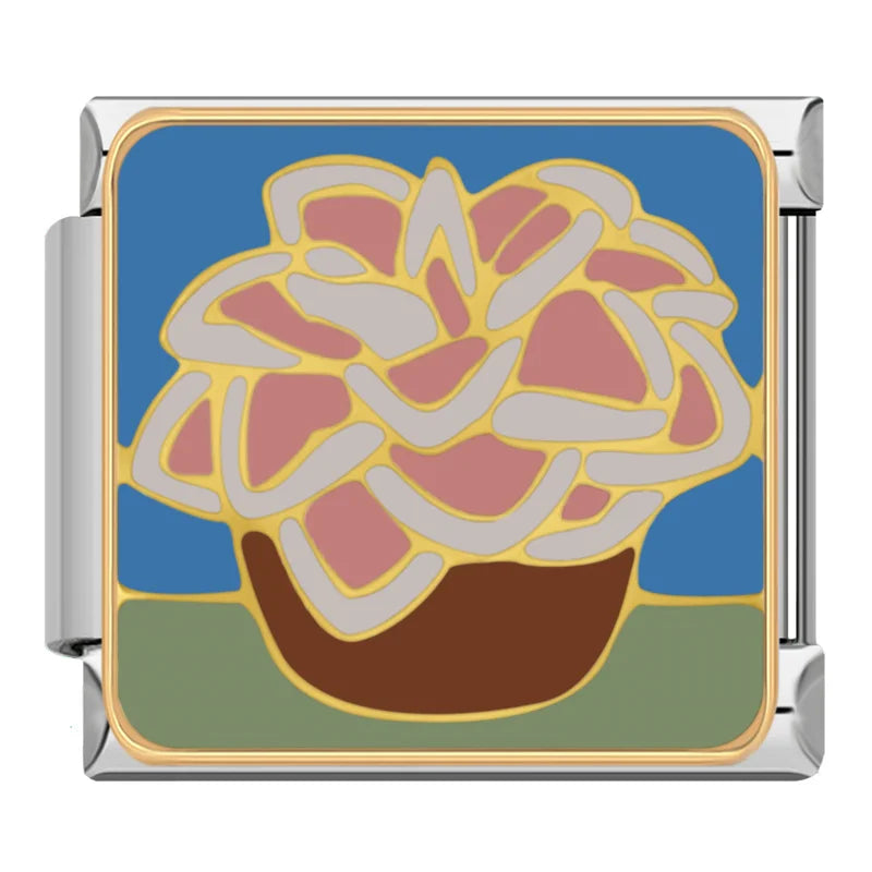 Charm Italiano Plano - Colección Jardín y Cosecha (Frutas, Flores y Plantas)