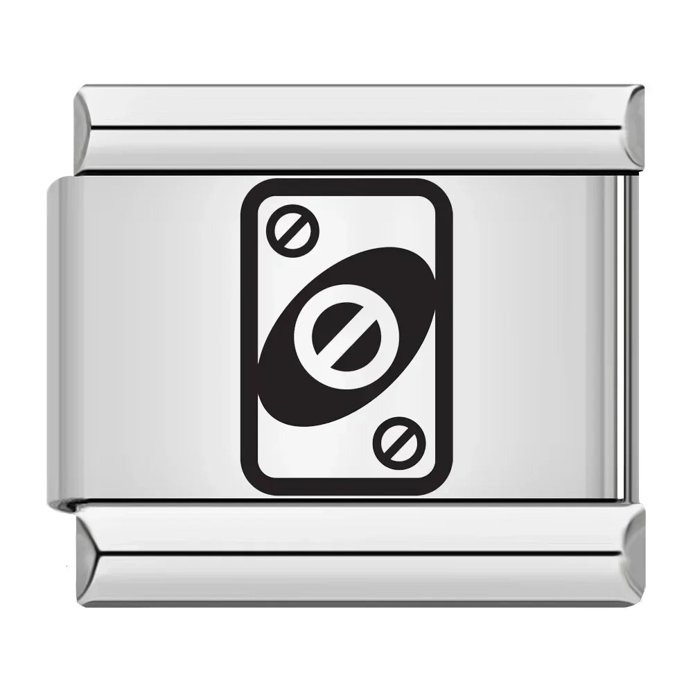 Charm Italiano Plano - Colección Casino Royale (Póker, Dados, Tragaperras)