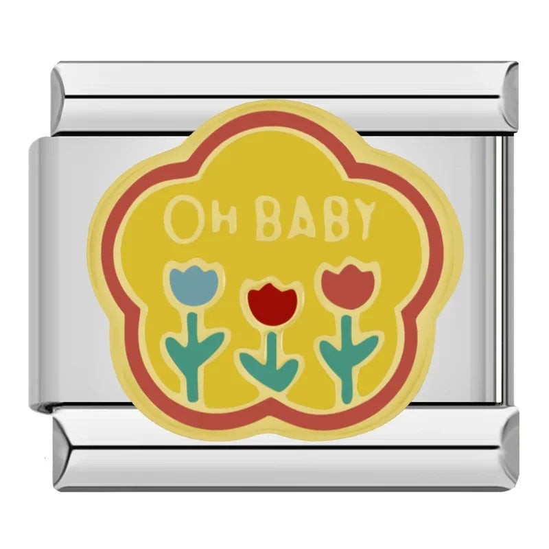 Charm Italiano Plano - Colección Flores del Mundo (El Jardín Definitivo)