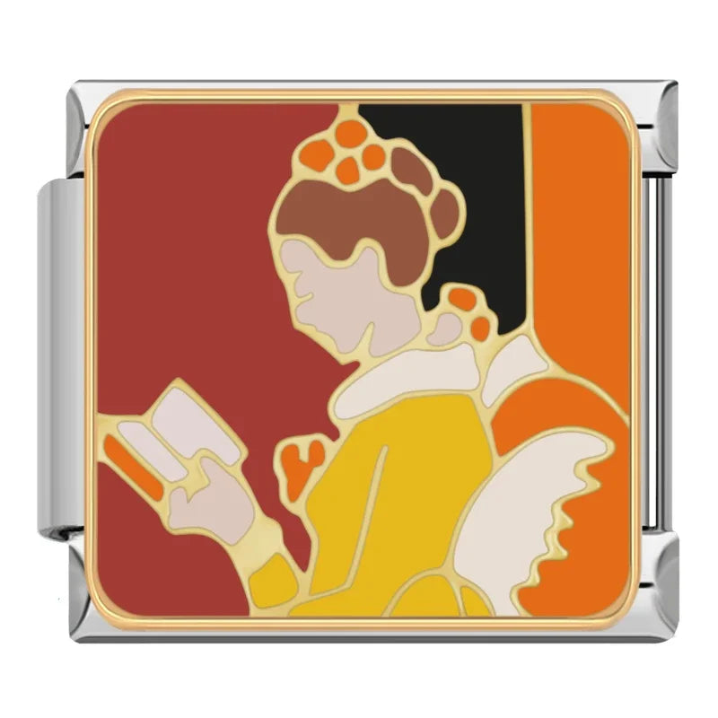 Charm Italiano Plano - Colección Grandes Maestros (Retratos de Pintura Clásica)