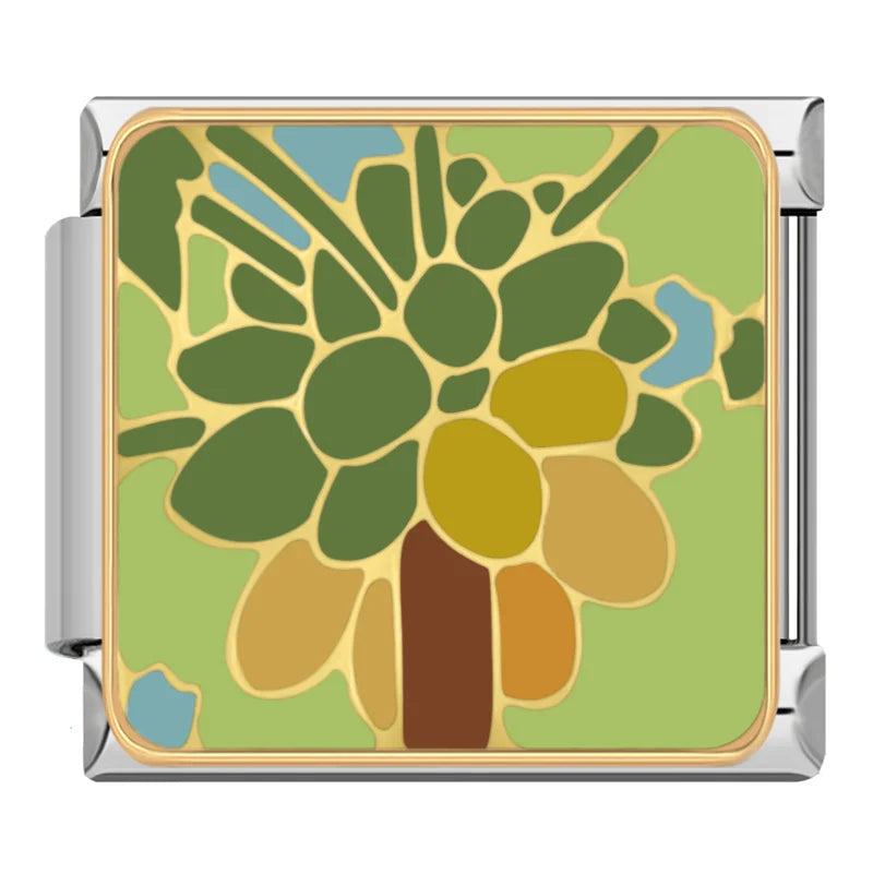 Charm Italiano Plano - Colección Jardín y Cosecha (Frutas, Flores y Plantas)