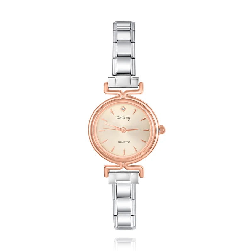 Reloj Base Modular - Bicolor Clásico (Oro y Plata)