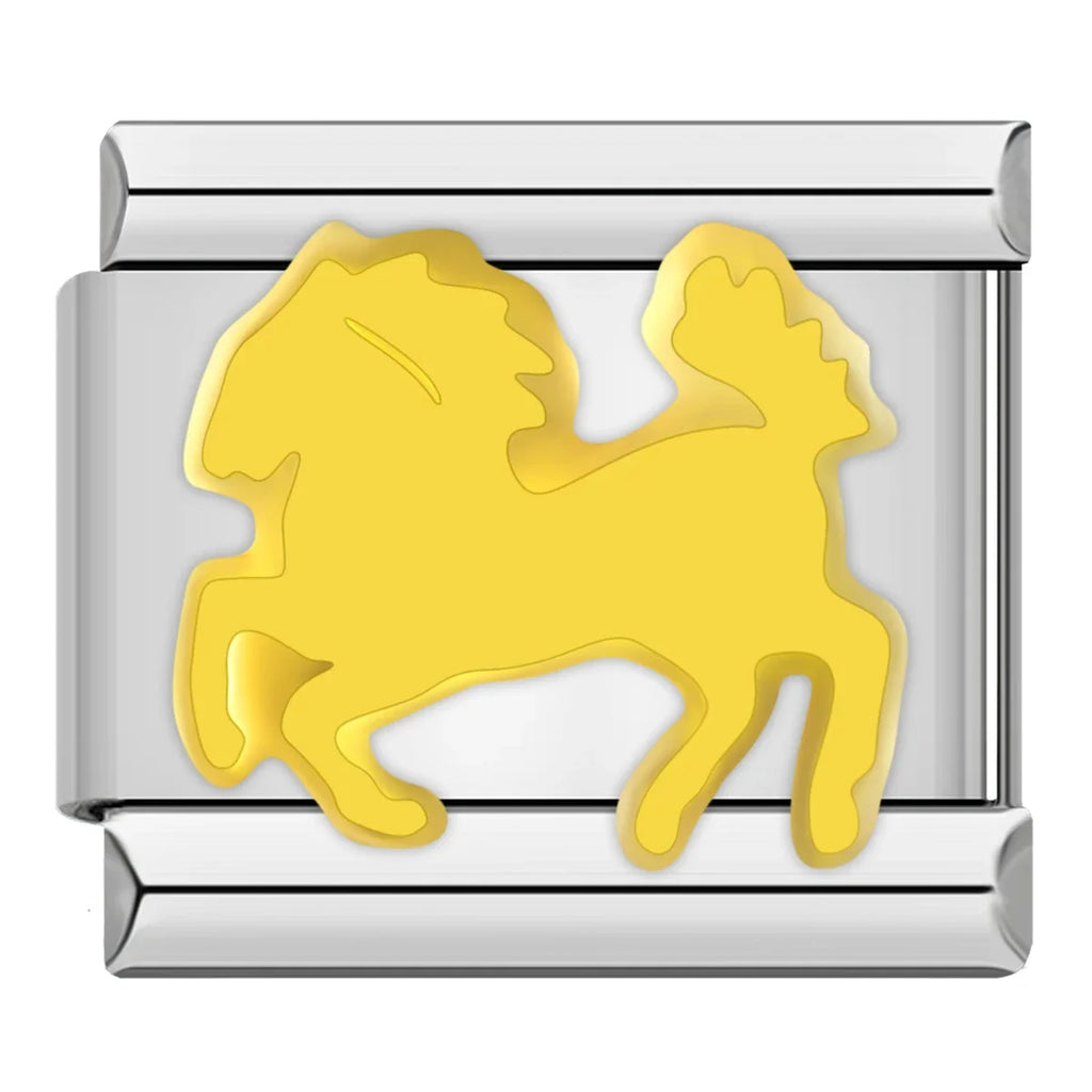 Charm Italiano Plano - Colección Tótems Animales (Unicornio, Fauna y Mascotas)