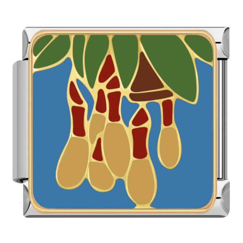 Charm Italiano Plano - Colección Jardín y Cosecha (Frutas, Flores y Plantas)