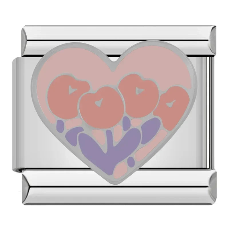 Charm Italiano Plano - Colección Sentimientos (Mascotas, Amistad y Familia)