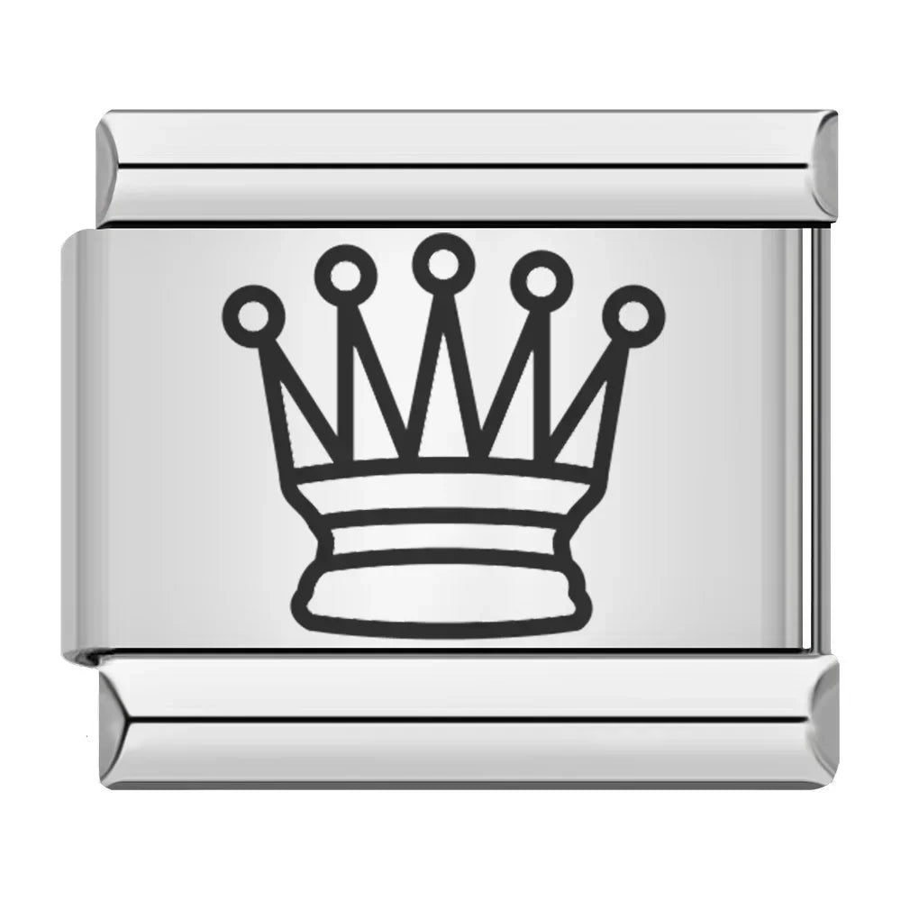 Flat Italian Charm - Chess, Games and Messages Collection (Girl Power)