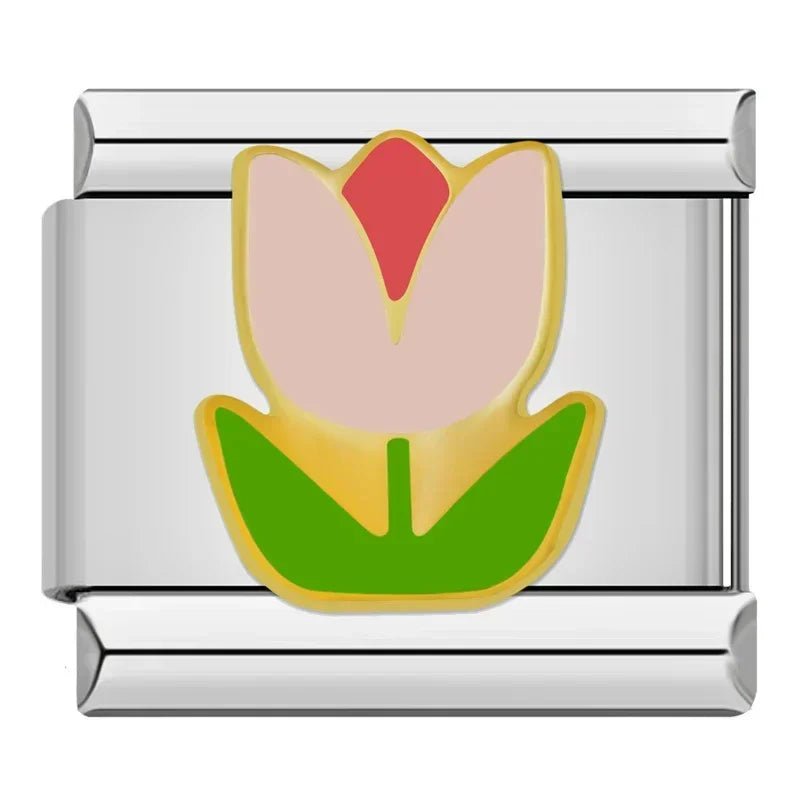 Charm Italiano Plano - Colección Flores del Mundo (El Jardín Definitivo)