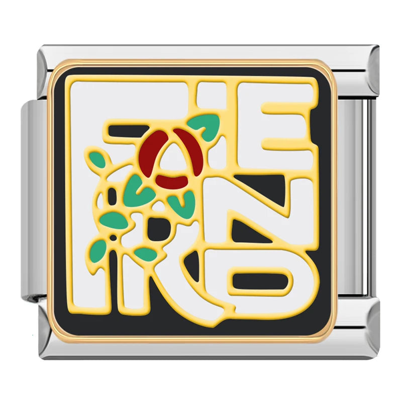 Charm Italiano Plano - Colección Valores y Símbolos (Familia, Fe, Amor)