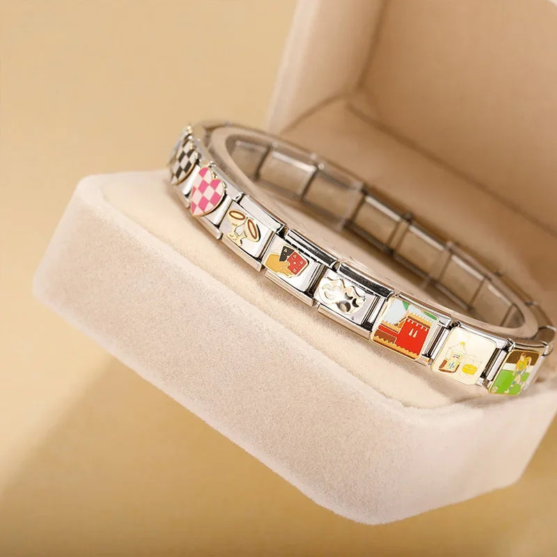 Charm Italiano Plano - Colección Aficiones y Celebración (Fútbol, Teatro, Brindis)