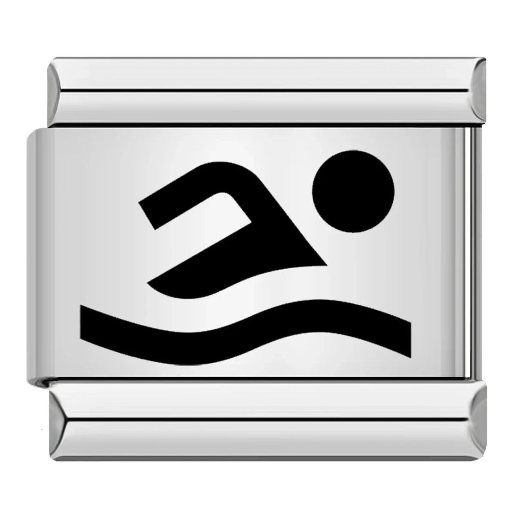 Charm Italiano Plano - Colección Deporte y Fitness (Running, Fútbol, Natación)