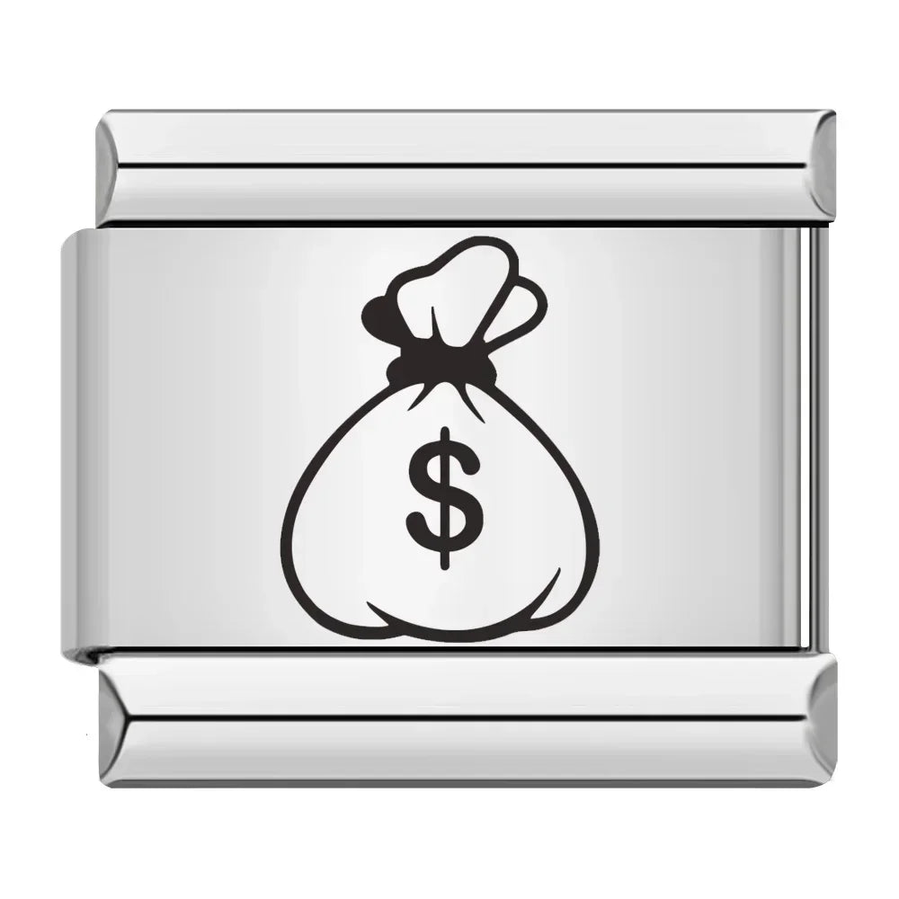 Charm Italiano Plano - Colección Casino Royale (Póker, Dados, Tragaperras)