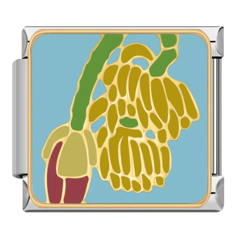 Charm Italiano Plano - Colección Jardín y Cosecha (Frutas, Flores y Plantas)