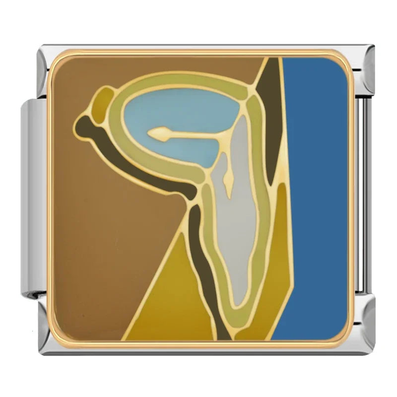 Charm Italiano Plano - Colección Arte y Cuentos (Dalí, Alicia, Naturaleza)