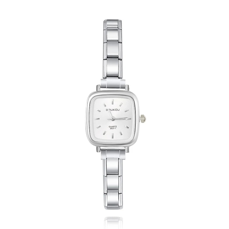 Reloj Base Modular - Diseño Cuadrado Suave (Caja Petite)