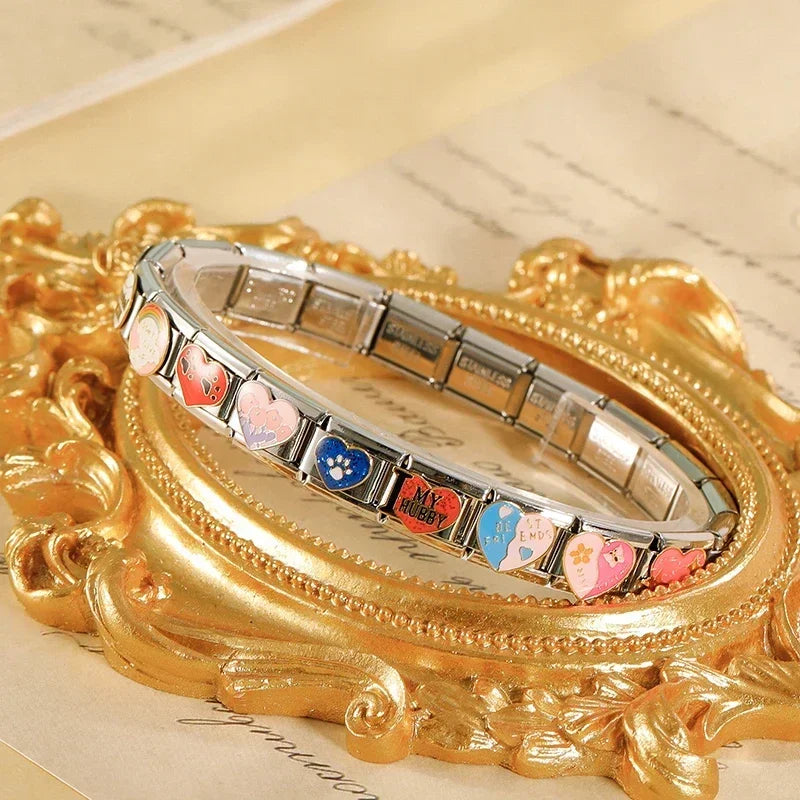 Charm Italiano Plano - Colección Sentimientos (Mascotas, Amistad y Familia)