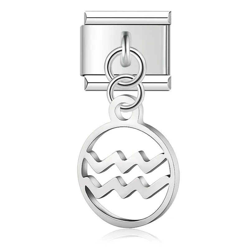 Charm Italiano Colgante - Signos del Zodiaco (Horóscopo)