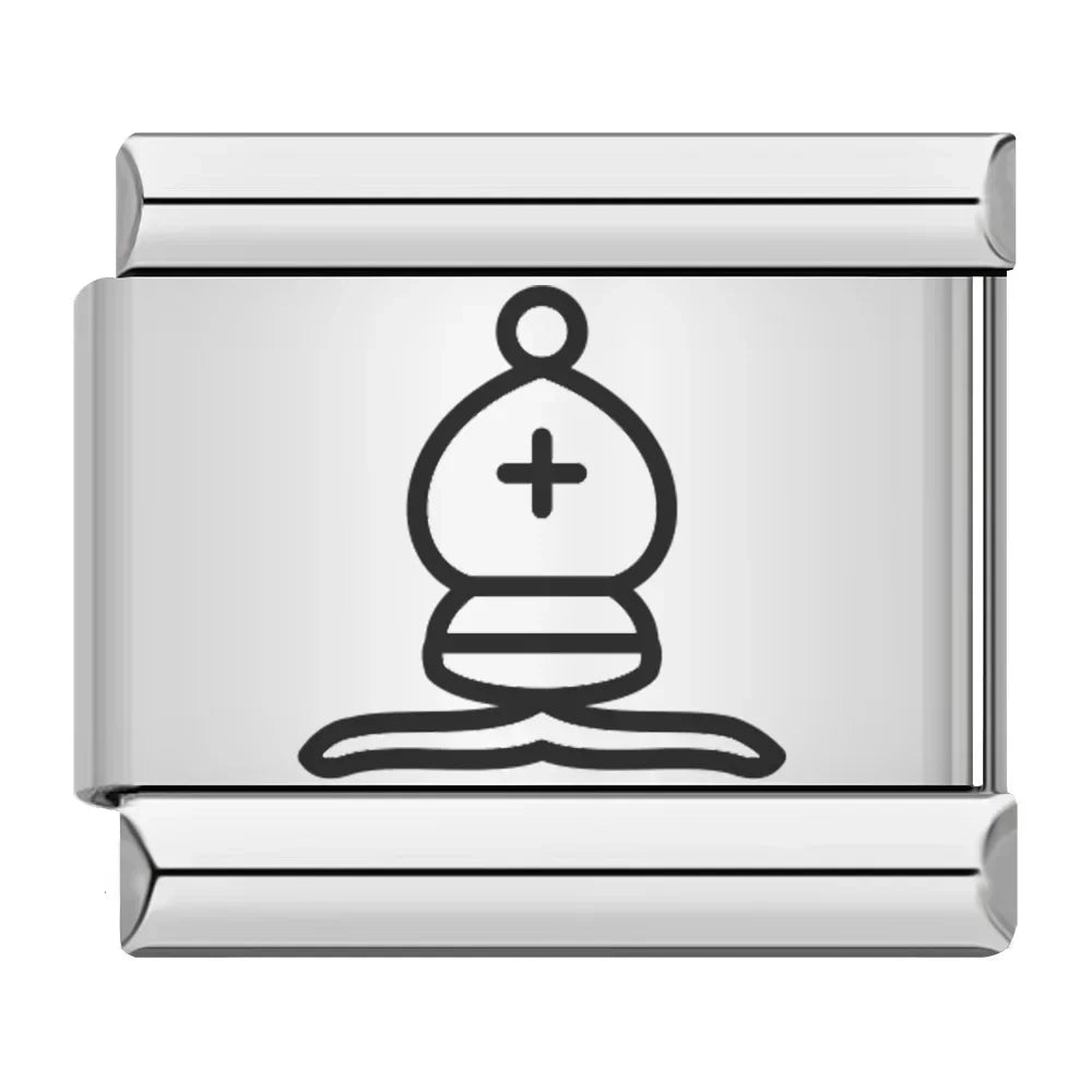 Flat Italian Charm - Chess, Games and Messages Collection (Girl Power)