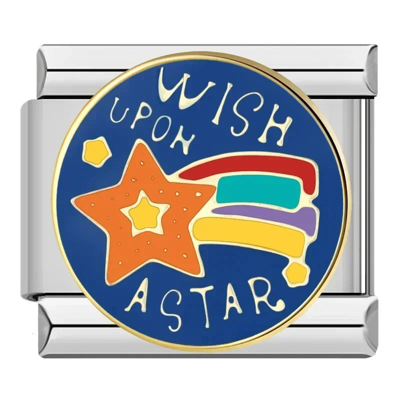 Charm Italiano Plano - Colección Buena Vibra y Naturaleza (Yoga, Paz, Motivación)