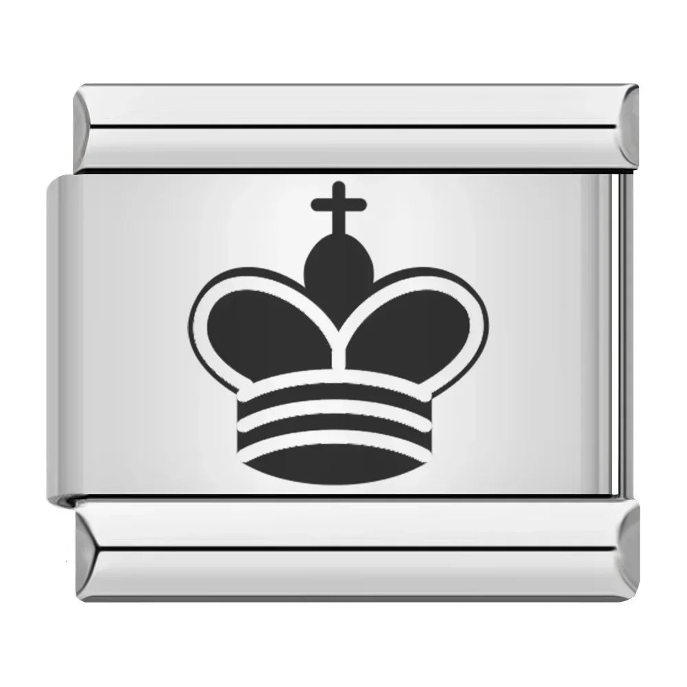 Flat Italian Charm - Chess, Games and Messages Collection (Girl Power)