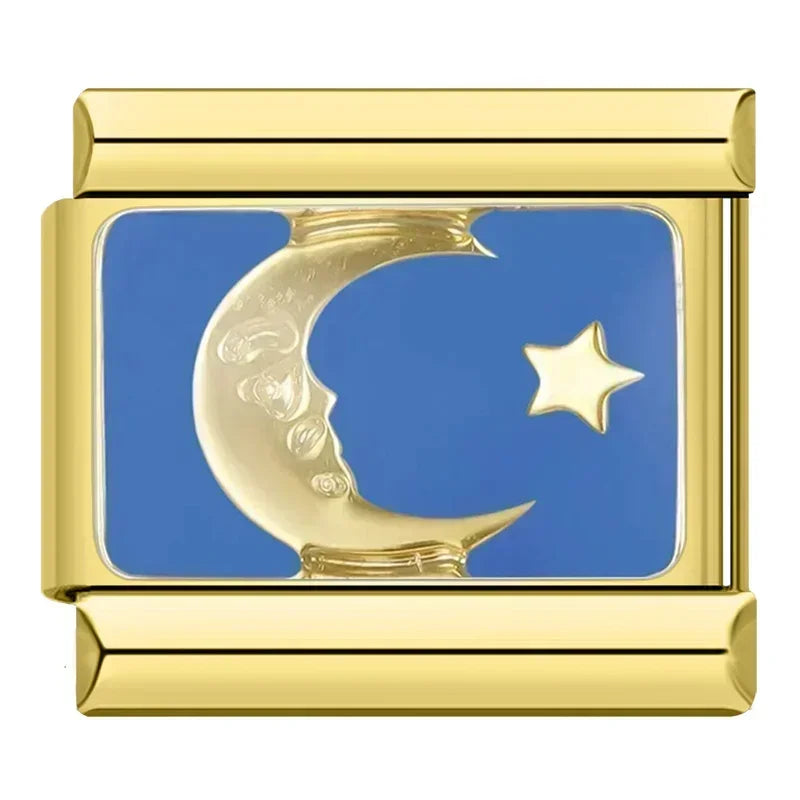 Charm Italiano Plano - Colección Gestos y Símbolos (Manos, Promesas y Suerte)