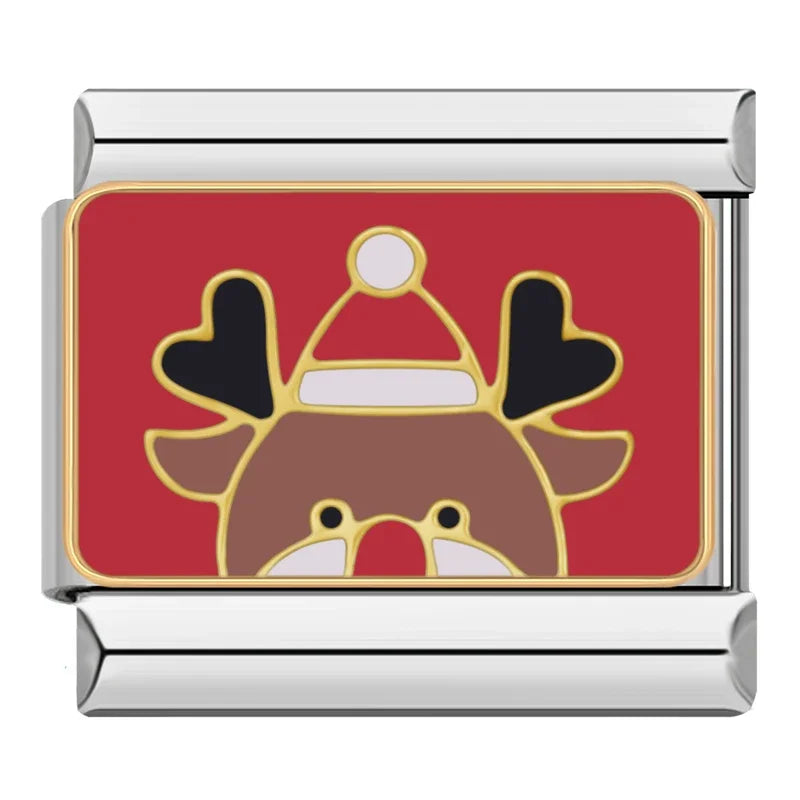 Charm Italiano Plano - Colección Mundo Animal (Dinosaurios, Koala, Caracol)