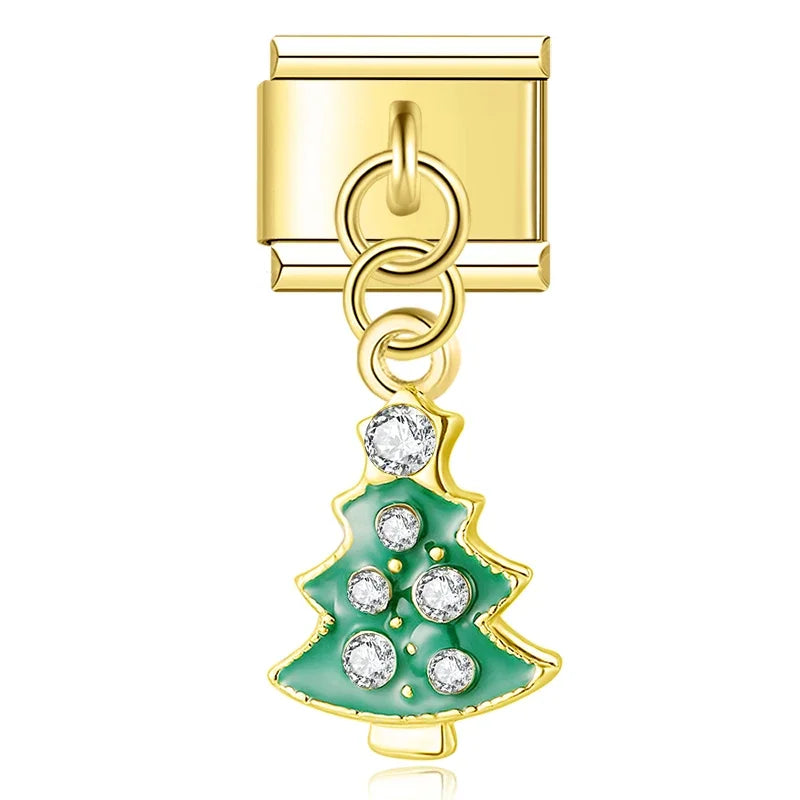 Charm Italiano Colgante - Colección Mix (Navidad, Mascotas y Dulces)