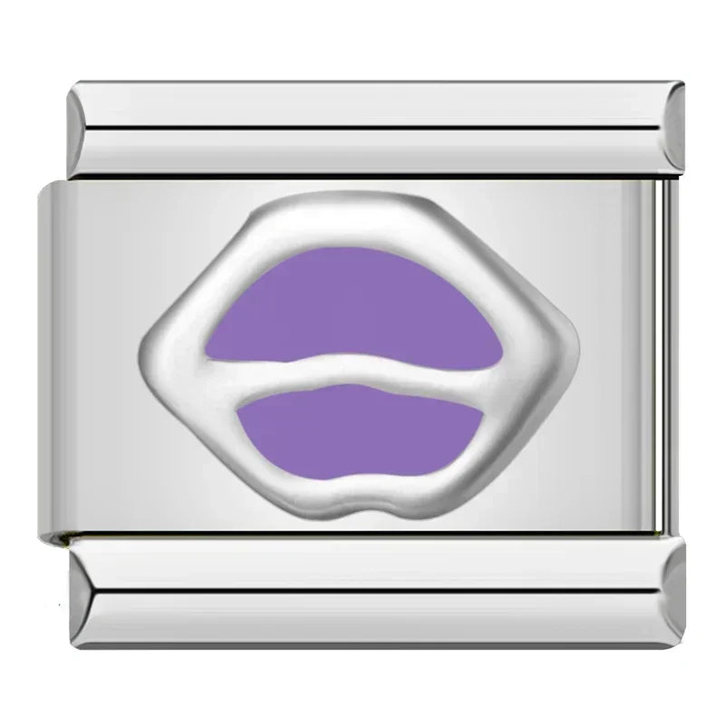 Charm Italiano Plano - Colección Símbolos y Amuletos (Cruz, Yin Yang, Moda)