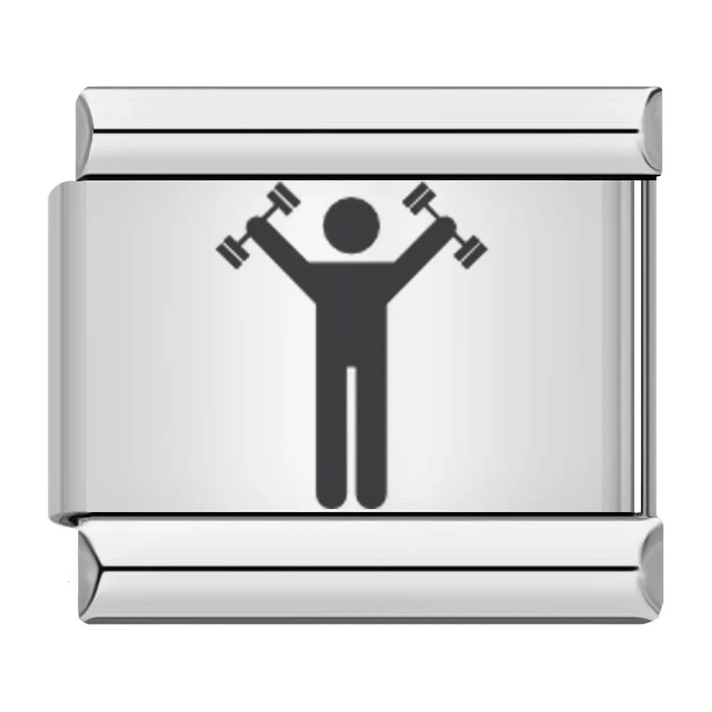 Charm Italiano Plano - Colección Deporte y Competición (Trofeos y Siluetas)